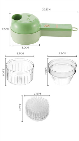 Triturador Elétrico de legumes 6 em 1 - MultiCutter©